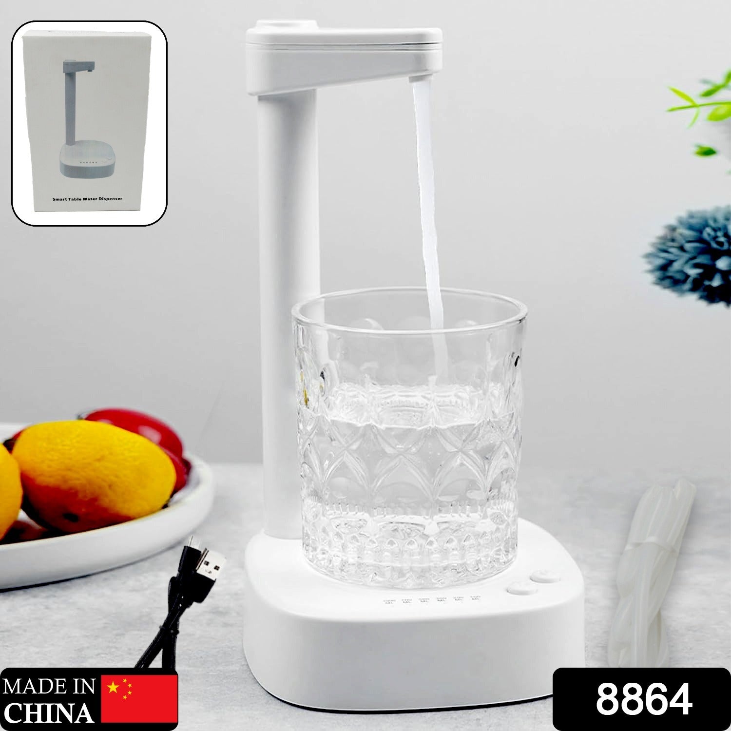8864 USB Charging, Desktop Water Bottle Dispenser, Intelligent Desktop Water Pump With Small Pipe, One Button Operation, Smart Table Bedside Water Dispenser, Desk Water Dispenser for Home, Office, Outdoor, Camping 8864 USB Charging, Desktop Water Bottle Dispenser, Intelligent Desktop Water Pump With Small Pipe, One Button Operation, Smart Table Bedside Water Dispenser, Desk Water Dispenser for Home, Office, Outdoor, Camping